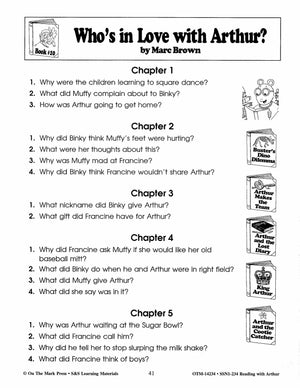 Reading with Arthur, by Marc Brown Author Study Grades 1-3