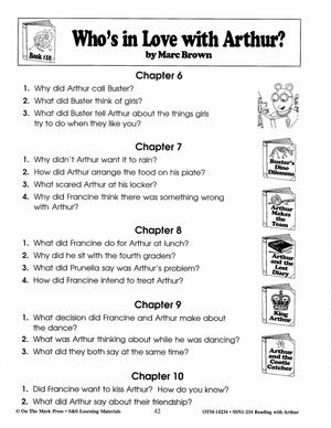 Reading with Arthur, by Marc Brown Author Study Grades 1-3