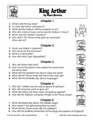 Reading with Arthur, by Marc Brown Author Study Grades 1-3