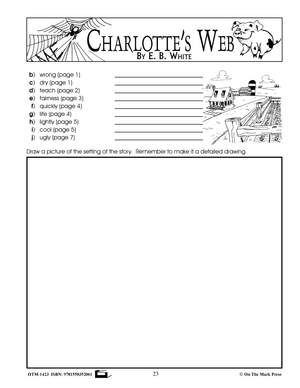 Charlotte's Web, A Novel by E.B. White Novel Study/Lit Link Grades 4-6