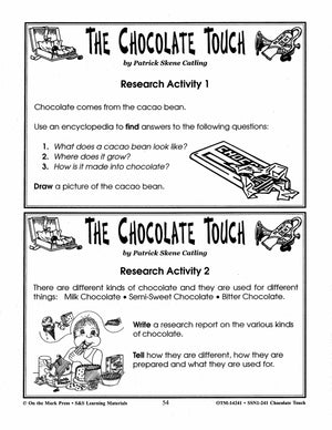 Chocolate Touch, by Patrick Skene Cating Lit Link Grades 4-6