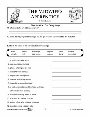 The Midwife's Apprentice, by Karen Cushman Lit Link Grades 4-6
