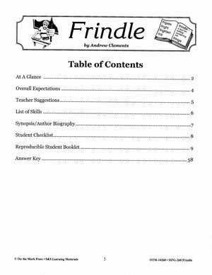 Frindle, by Andrew Clements Lit Link Grades 4-6