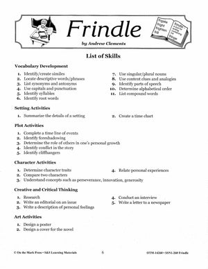 Frindle, by Andrew Clements Lit Link Grades 4-6