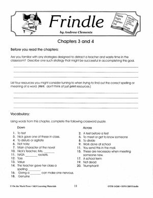 Frindle, by Andrew Clements Lit Link Grades 4-6