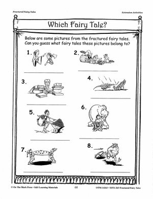 Fractured Fairy Tales & The Stinky Cheese Man - using Bloom's Taxonomy Grades 2-4