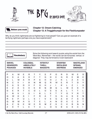 The BFG, Roald Dahl Lit Link Grades 4-6