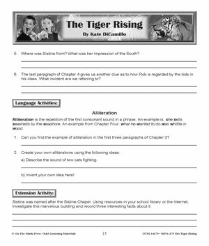 The Tiger Rising Lit Link Grades 4-6