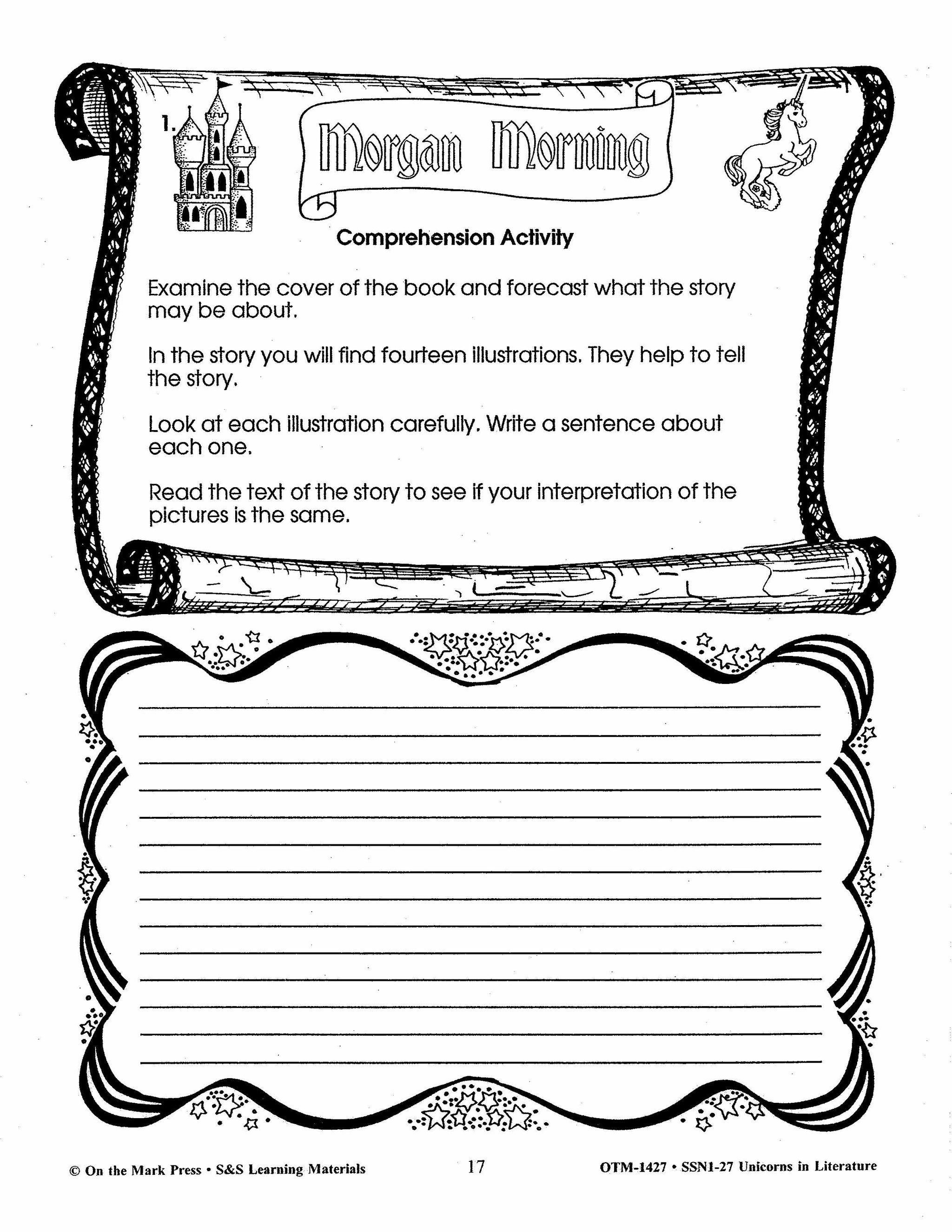 Unicorns in Literature Grades 3-5