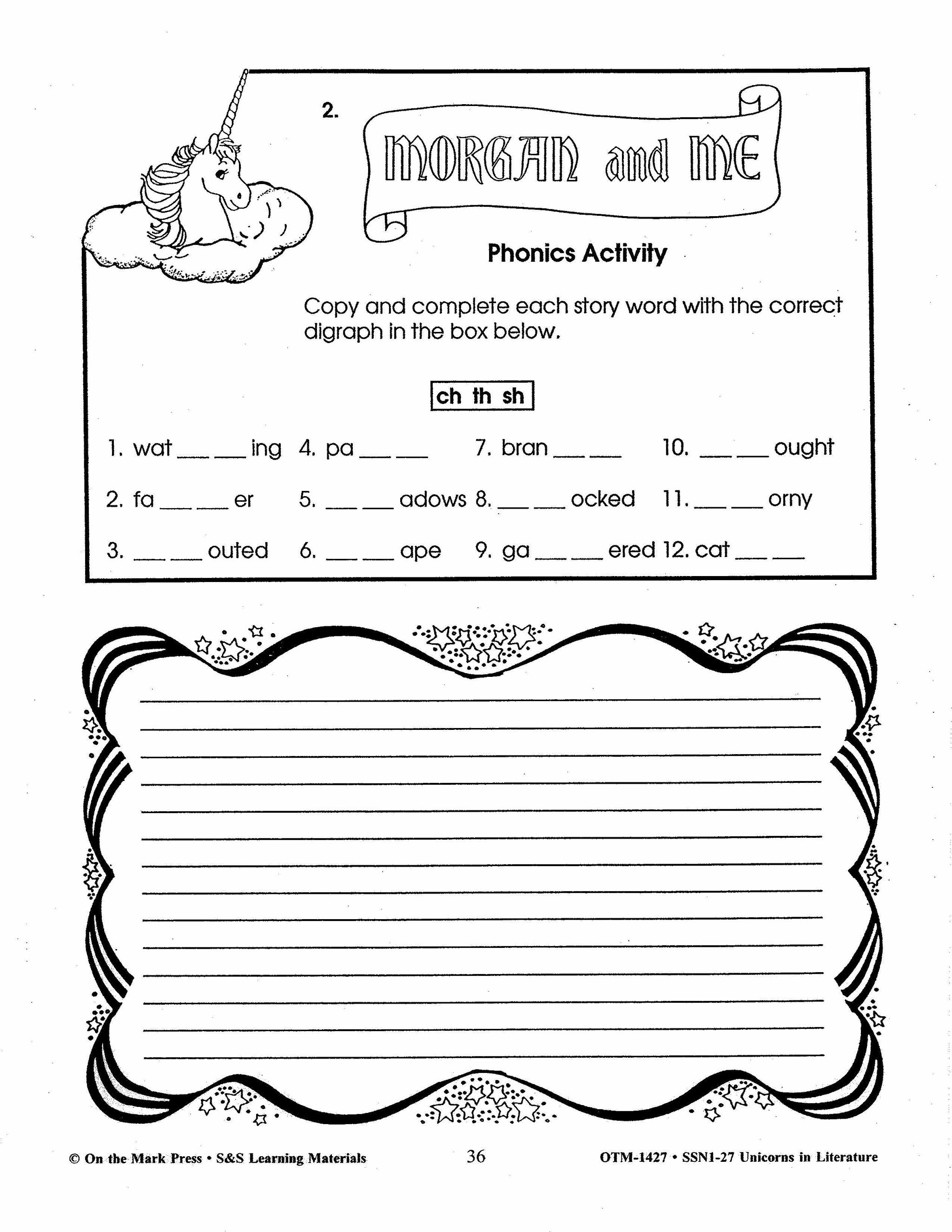 Unicorns in Literature Grades 3-5