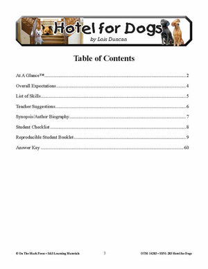 Hotel for Dogs Lit Link/Novel Study Grades 4-6