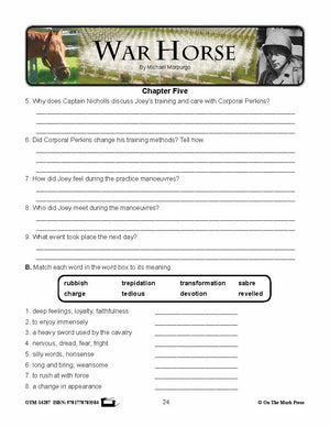 War Horse, by Michael Morpurgo Lit Link Grades 7-8