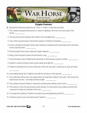 War Horse, by Michael Morpurgo Lit Link Grades 7-8