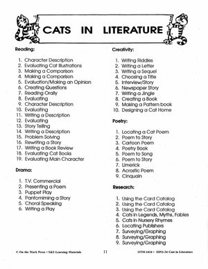 Cats in Literature Gr. 4-6