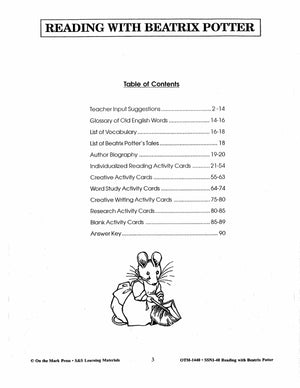 Reading with Beatrix Potter Author Study Grades 2-4