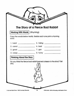 Reading with Beatrix Potter Author Study Grades 2-4