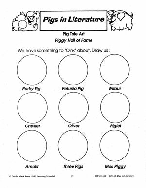 Pigs in Literature - The Three Little Pigs Grades 2-4