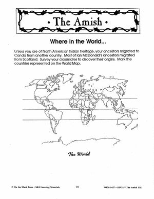 The Amish Adventure, by Barbara Smucker Lit Link Grades 7-8