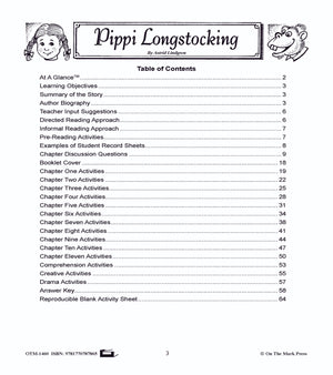 Pippi Longstocking, by Astrid Lindgren Lit Link/Novel Study Grades 4-6