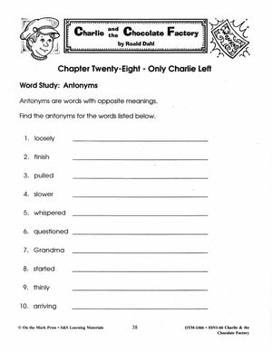Charlie & the Chocolate Factory, by Ronald Dahl Lit Link Grades 4-6
