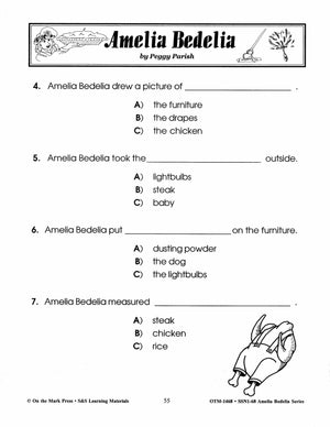 Amelia Bedelia, by Peggy Parish Lit Link/Novel Study Grades 1-3