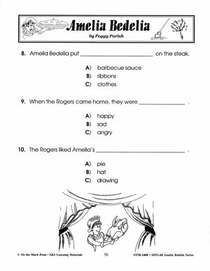 Amelia Bedelia, by Peggy Parish Lit Link/Novel Study Grades 1-3