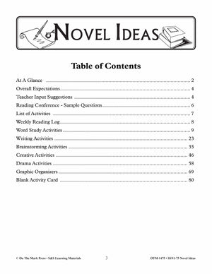 Novel Ideas Using Bloom's Taxonomy! -Activities for ANY Novel! Grades 4-6