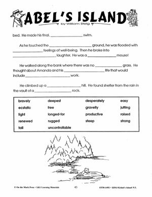 Abel's Island, by William Steig Lit Link Grades 4-6