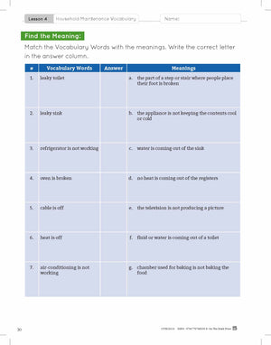 ESL - Vocabulary Development for Advanced Students