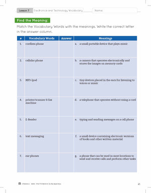 ESL - Vocabulary Development for Advanced Students