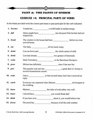 Exercises in Grammar Grade 8