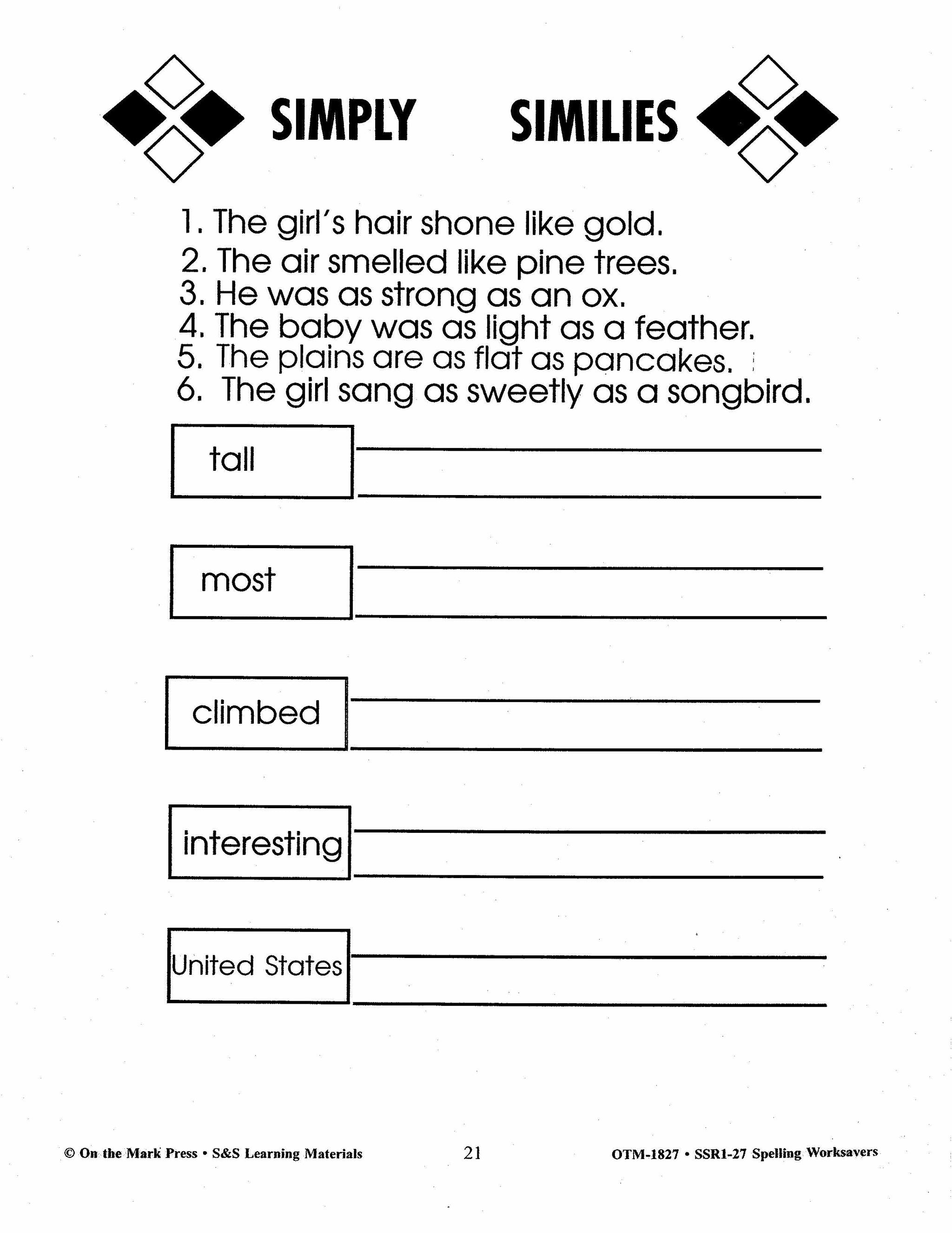 Spelling Worksavers #1 Grades 3-5