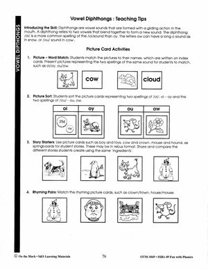 Fun with Phonics - Teaching Tips, Activities & Clip Art Grades 1-3