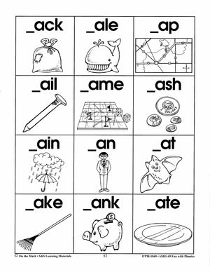 Fun with Phonics - Teaching Tips, Activities & Clip Art Grades 1-3