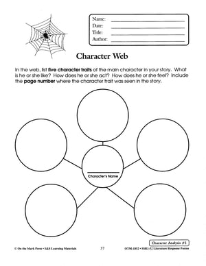 Literature Response Forms Grades 4-6