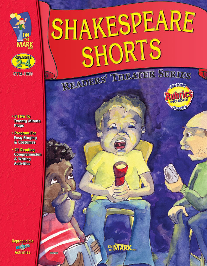 Shakespeare Plays Adapted for Readers Theater with Scripts & Activities Grades 2-4
