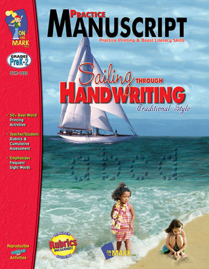 Traditional Manuscript Practice Workbook Grades PreK-2