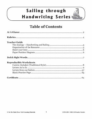 Traditional Cursive Practice Workbook Grades 2-4