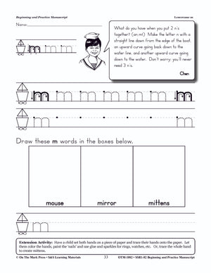 Traditional Manuscript: Beginning and Practice Big Book Grades PreK-2