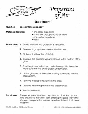 Characteristics of Flight Grades 4-6