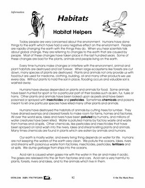 Habitats Grades 4-6