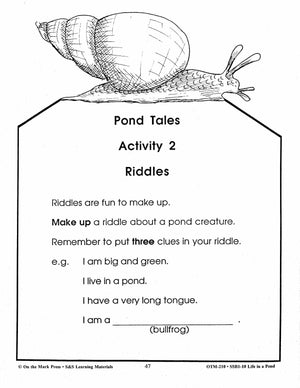 Life in a Pond Grades 3-4