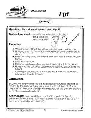 Force & Motion Grades 4-6