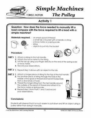 Force & Motion Grades 4-6