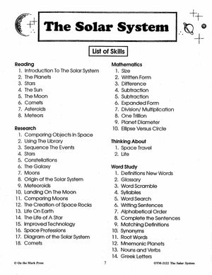 The Solar System Grades 4-6 (US Edition)