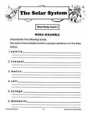 The Solar System Grades 4-6 (US Edition)