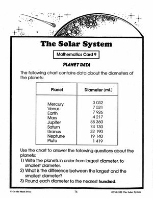 The Solar System Grades 4-6 (US Edition)