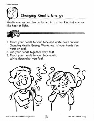 Energy Types and Experiments Grades 1-3