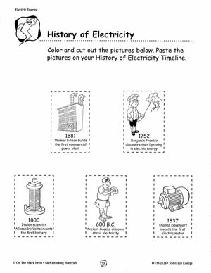 Energy Types and Experiments Grades 1-3