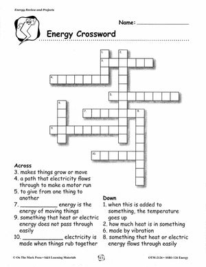 Energy Types and Experiments Grades 1-3